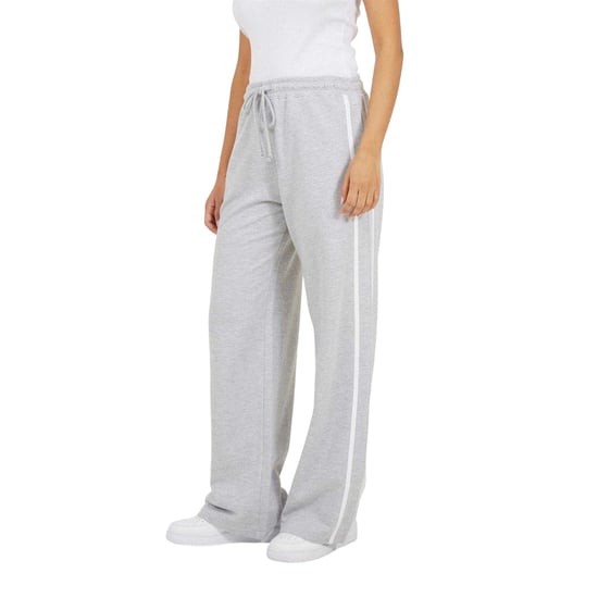 Brave Soul Gestreepte joggingbroeken voor dames (Grijs/Wit) - Image 2