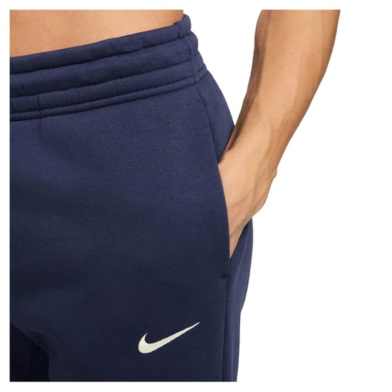 Nike Phoenix fleece-joggingbroek met middelhoge taille voor dames (Middernacht marine) - Image 3