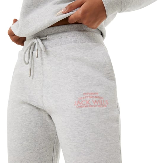 Jack Wills Hunston joggingbroek van polykatoen voor dames (Grijze Mergel) - Image 4