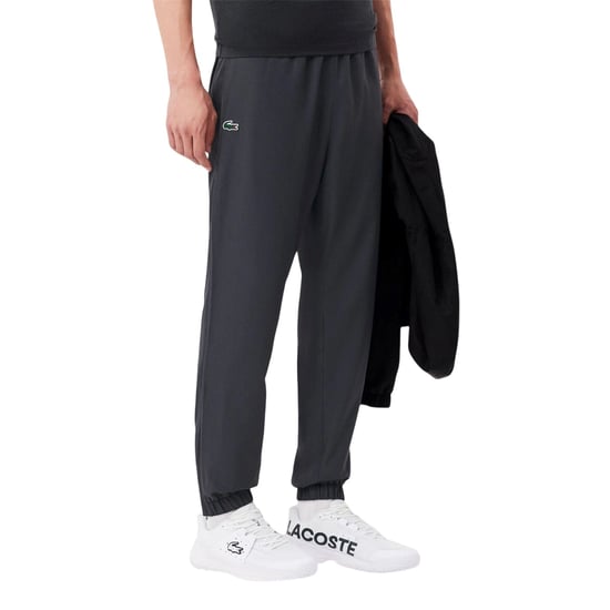 Lacoste Taffeta trainingsbroek met logo voor heren (Grafietgrijs) - Image 3