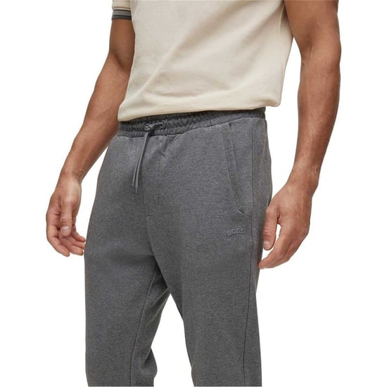 Boss Joggingbroeken van katoen voor heren met een ruime pasvorm (Grijs) - Image 4