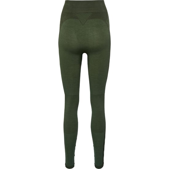 Hummel Naadloze leggings met hoge taille voor dames (Groen) - Image 2
