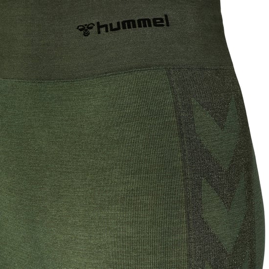 Hummel Naadloze leggings met hoge taille voor dames (Groen) - Image 3