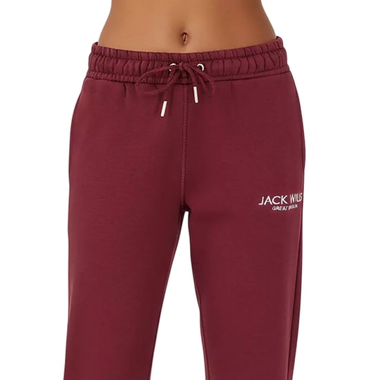 Jack Wills Bayton joggingbroek met relaxte pasvorm voor dames (Bourgondië) - Image 4