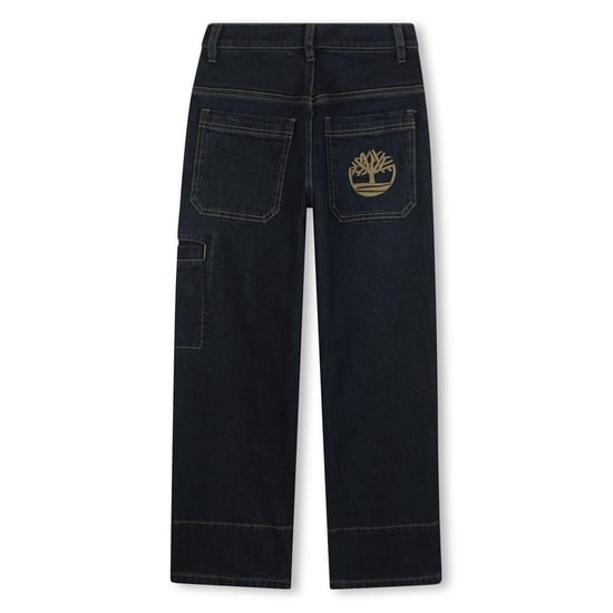 Timberland Cargojassen met relaxte pasvorm voor jongens van het merk Carpenter (Denim Blauw) - Image 3