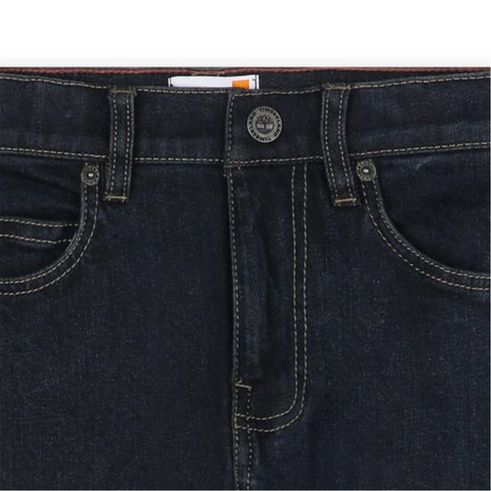 Timberland Cargojassen met relaxte pasvorm voor jongens van het merk Carpenter (Denim Blauw) - Image 4