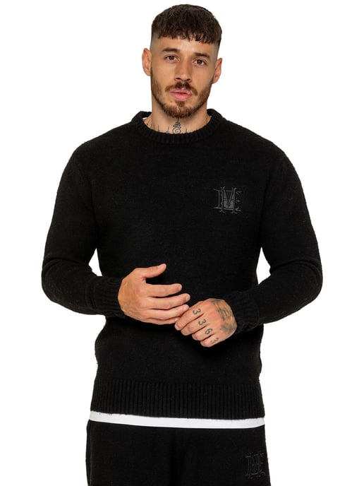 Enzo Milano | Heren Wollen Trui met Ronde Hals - Image 1