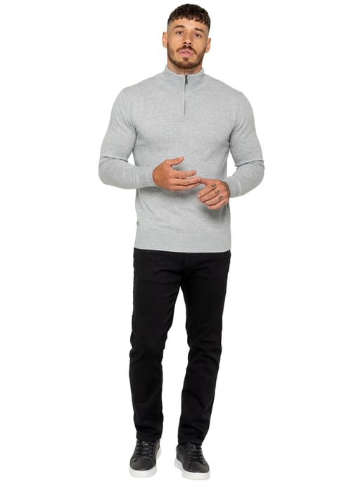 Enzo Milano | Heren Gebreide Trui met Halve Rits - Image 2