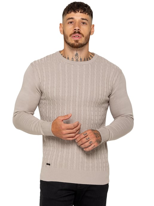 Enzo Milano | Heren Kabelgebreide Trui - Image 1