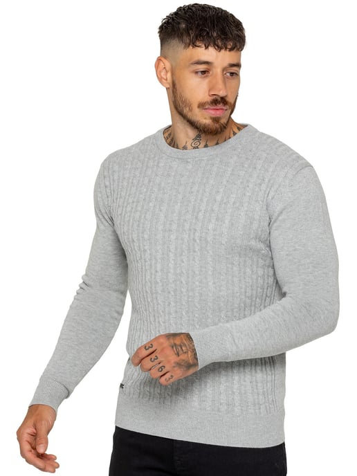 Enzo Milano | Heren Kabelgebreide Trui - Image 3