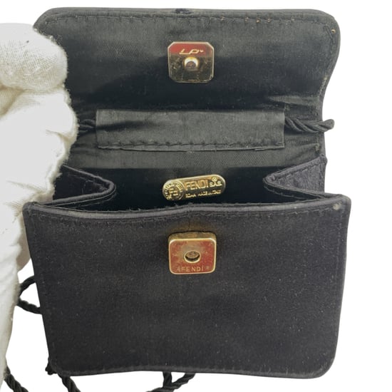 Fendi Vintage stoffen crossbodytas minaudière - Image 5