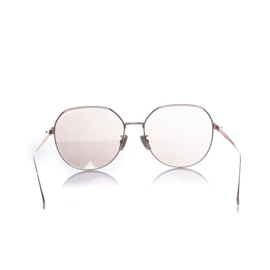 Fendi, FF oversized zonnebril met spiegelglazen in roze - Image 5