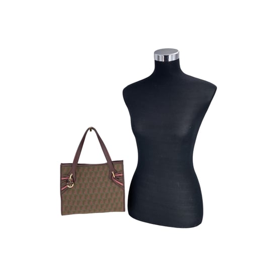 Fendi stoffen handtas Zucchino Tote - Image 2