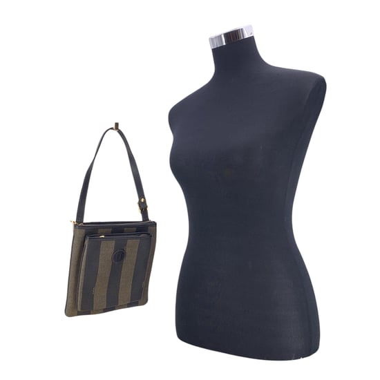 Fendi Vintage stoffen handtas Pequin - Image 2