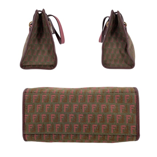 Fendi stoffen handtas Zucchino Tote - Image 4