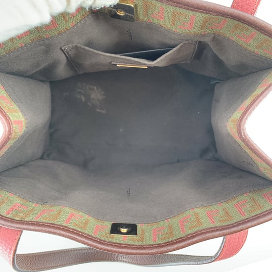 Fendi stoffen handtas Zucchino Tote - Image 5