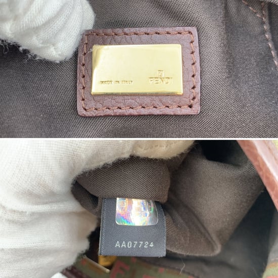 Fendi stoffen handtas Zucchino Tote - Image 6