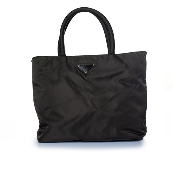Prada, vintage mini handtasje van donkergroen nylon - Image 1