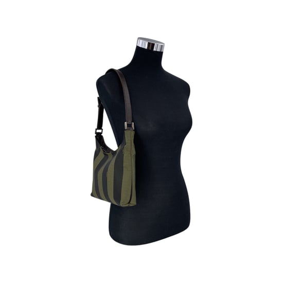 Fendi Vintage stoffen schoudertas Pequin - Image 2