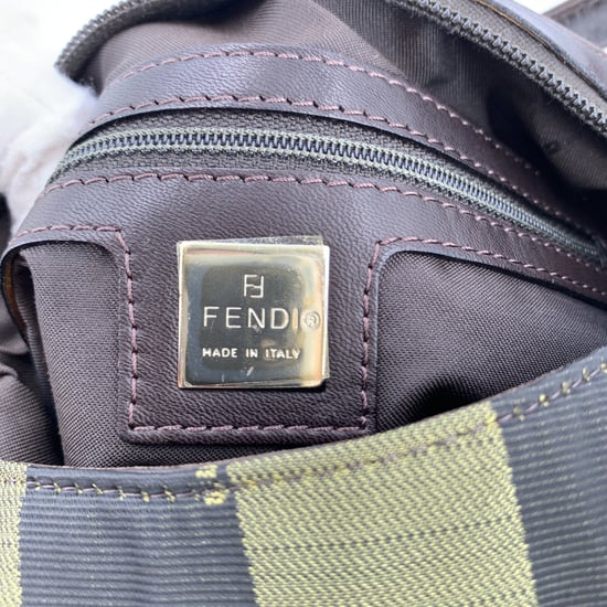 Fendi Vintage stoffen schoudertas Pequin - Image 6