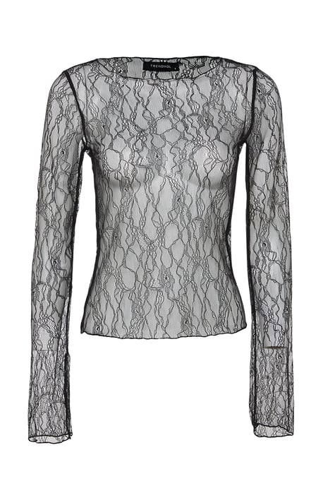 TRENDYOLMİLLA Dames Effen Lang Regular fit Blouses - Image 5