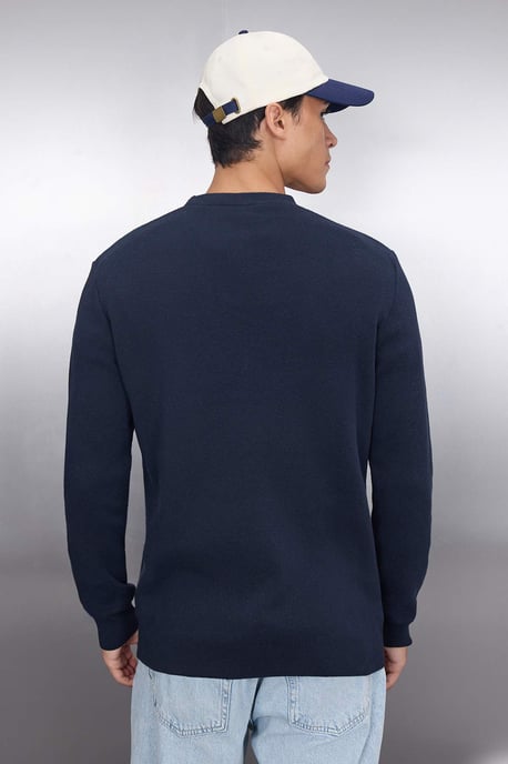 TRENDYOL MAN Heren Donkerblauw Effen Lang Getailleerd Vesten - Image 3
