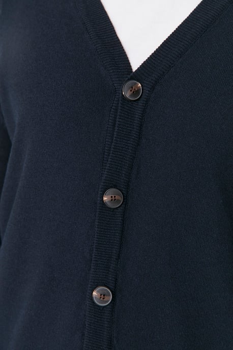 TRENDYOL MAN Heren Donkerblauw Effen Lang Getailleerd Vesten - Image 5