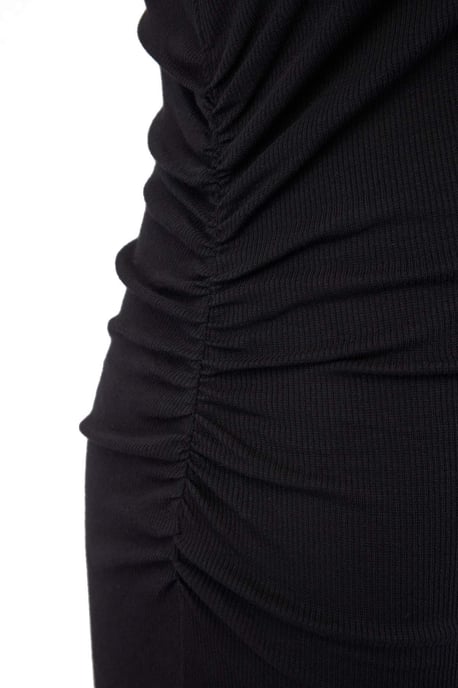 Trendyol Curve Dames Zwart Effen Maxi Mouwloos Casual Recht Grote maten Jurk - Image 5