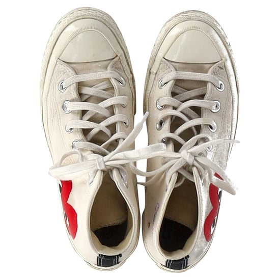 Converse x Comme des Garçons Play 70 Chuck Taylor Hoge Sneakers in Crème Canvas - Image 5