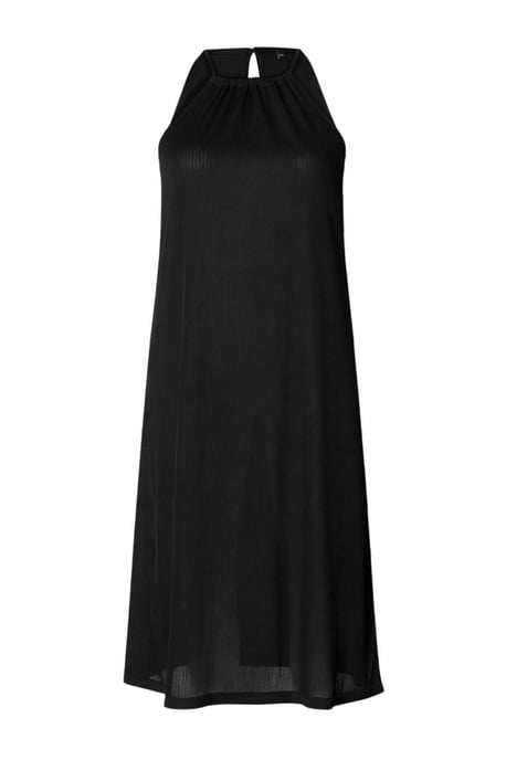 Trendyol Curve Dames Zwart Effen Midi Mouwloos Casual Recht Grote maten Jurk - Image 3