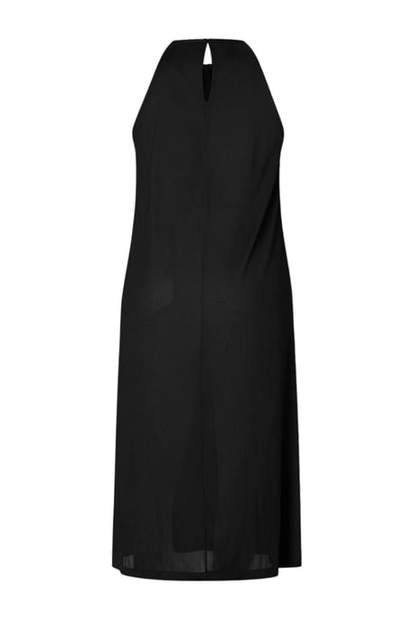 Trendyol Curve Dames Zwart Effen Midi Mouwloos Casual Recht Grote maten Jurk - Image 5