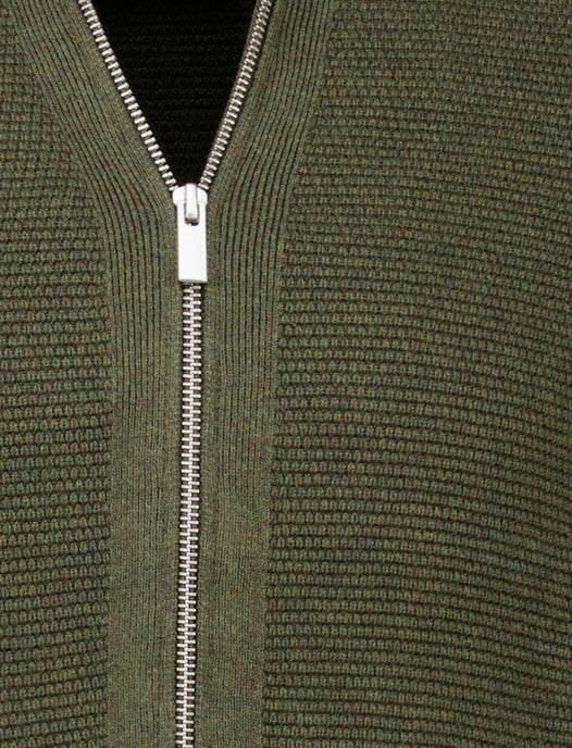 Katoenen Scotland blue vest groen effen normale fit - Image 4