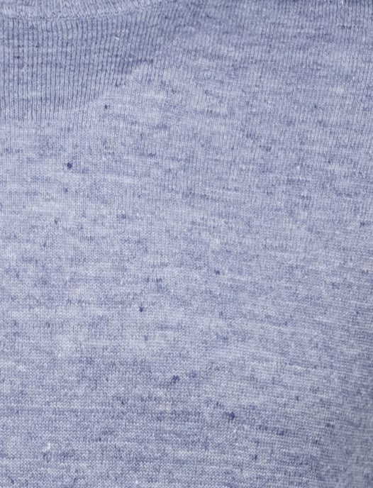 Gentiluomo trui blauw regular fit gemêleerd ronde hals - Image 3
