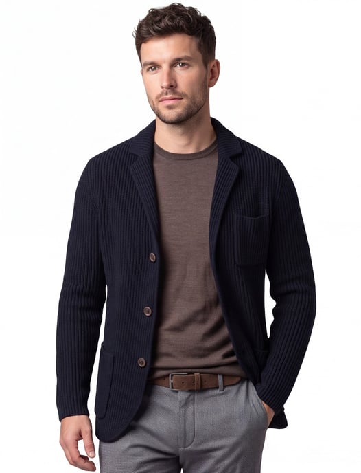 Navy vest Born with Appetite - Image 1