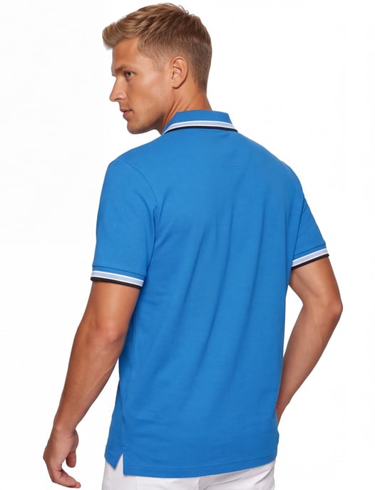 Poloshirt BOSS Paddy blauw regular fit - Image 2