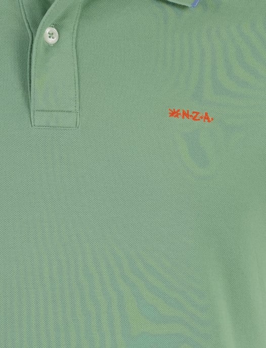 New Zealand poloshirt groen pique katoen - Image 3