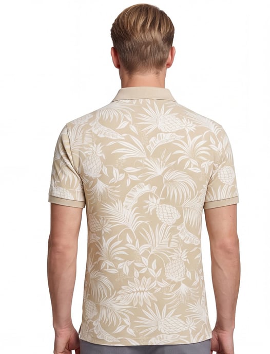 Gant Printed SS poloshirt met tropische print korte mouw - Image 2