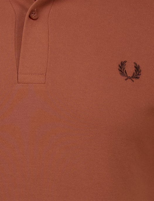 Fred Perry effen bruin polo - Image 3