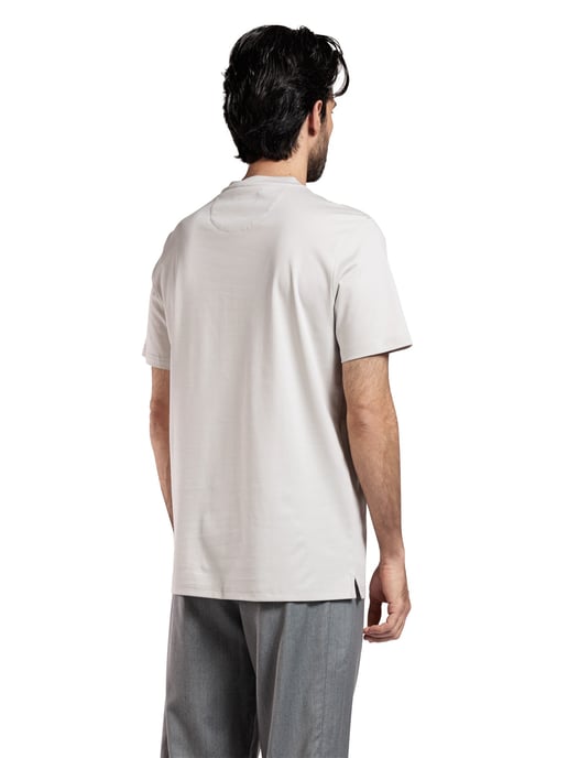 Thomas Maine t-shirt beige katoen - Image 2