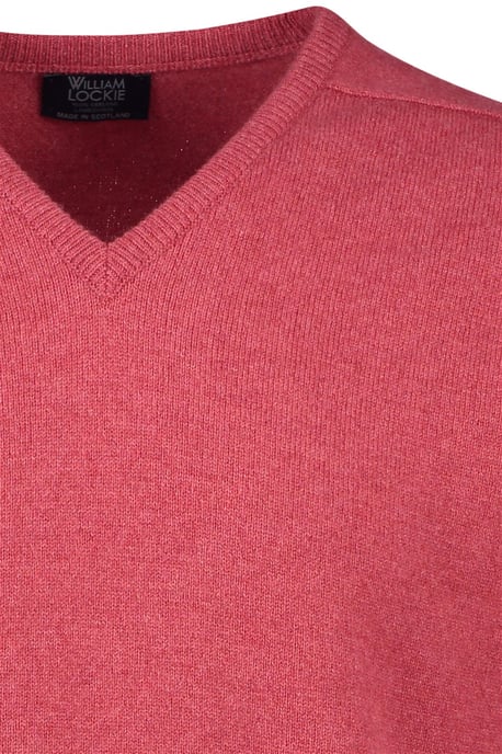 William Lockie trui rood wol wijde fit - Image 3