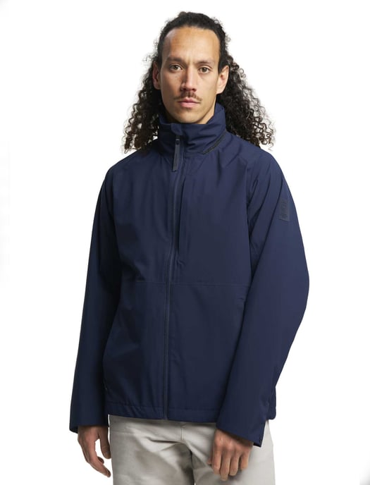 Regenjas Tenson donkerblauw afneembare capuchon - Image 1