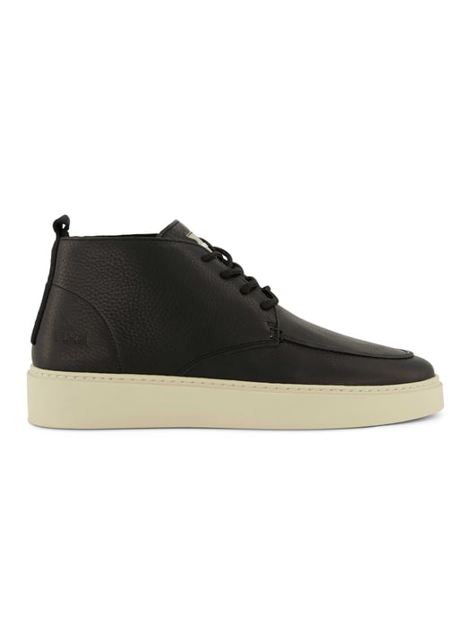 Rehab sneakers uni leer zwart - Image 1