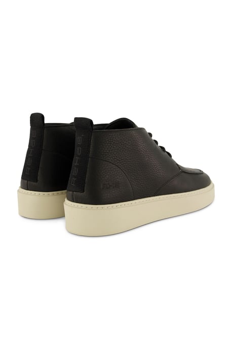 Rehab sneakers uni leer zwart - Image 3