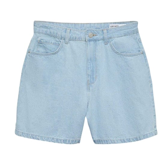 Vero Moda Denim-shorts met hoge taille voor dames (Lichtblauw) - Image 1