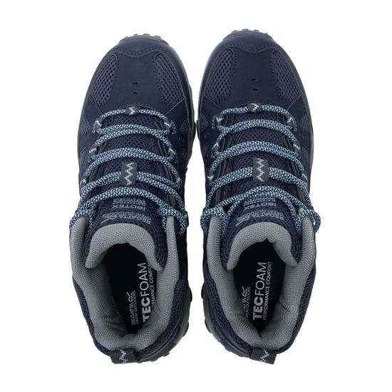 Regatta Dames/Dames Edgepoint IV Mid Cut Wandelschoenen (Navy/Dusky blauw) - Image 4