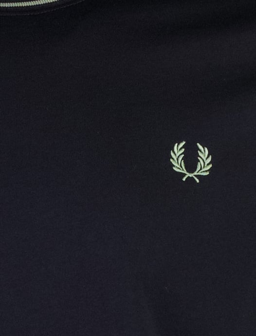 T-shirt Fred Perry donkerblauw 100% katoen - Image 3