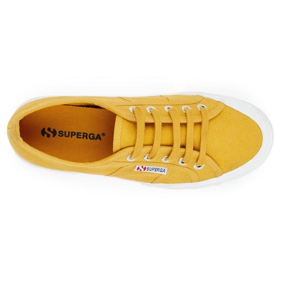Superga Unisex 2750 Cotu Classic Vegan Sportschoenen voor volwassenen (Geel) - Image 2