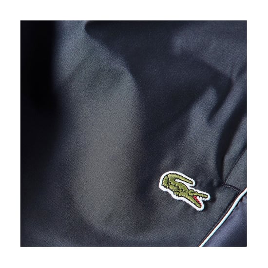 Lacoste Joggingbroek voor heren met zijstrepen, elastische tailleband en taps toelopend model (Zwart) - Image 4