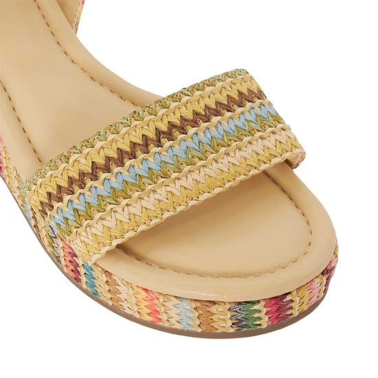Dune London Lazer-sandalen met open teen en plateauzool voor dames (Veelkleurig) - Image 5