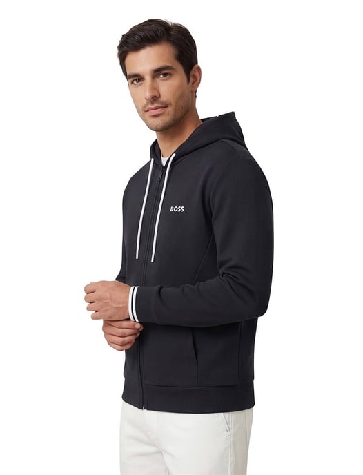 Sweatvest BOSS Green FZ Hoodie zone donkerblauw B&T - Image 2